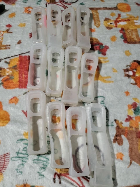 Wii Remote Rubber Covers Lot Of 12 See Description.