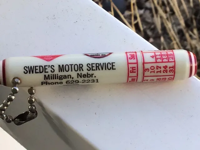 Swede’s Motor Service Veedol Oil Seiberling Tires Milligan Nebraska Advertising