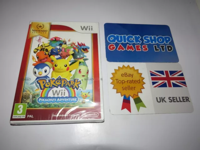 Pokepark Pikachus Adventure Pokémon New Sealed Wii Pal UK