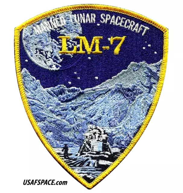 Grumman Lm-7 Apollo 13-Lunar Module-Aquarius-Original Ab Emblem Nasa Space Patch