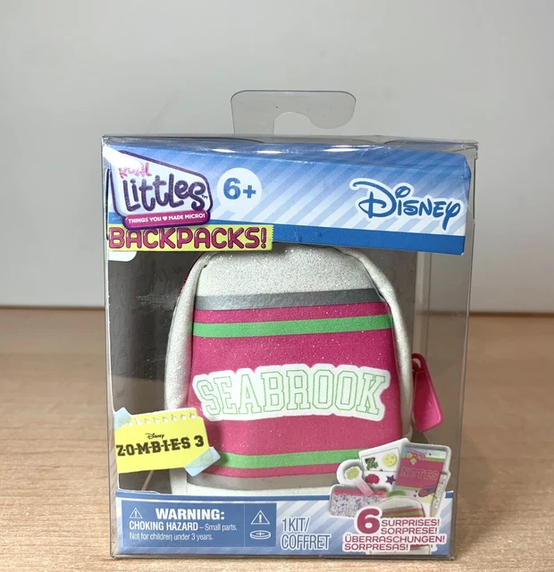 REAL LITTLES BACKPACKS Disney Zombies 3 Toy Backpack New (Damaged Box