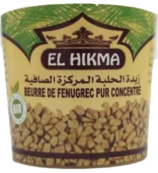 Beurre De Fenugrec El Hikma - 100% Pur 350 Ml - Volume Et Raffermissement Fessier