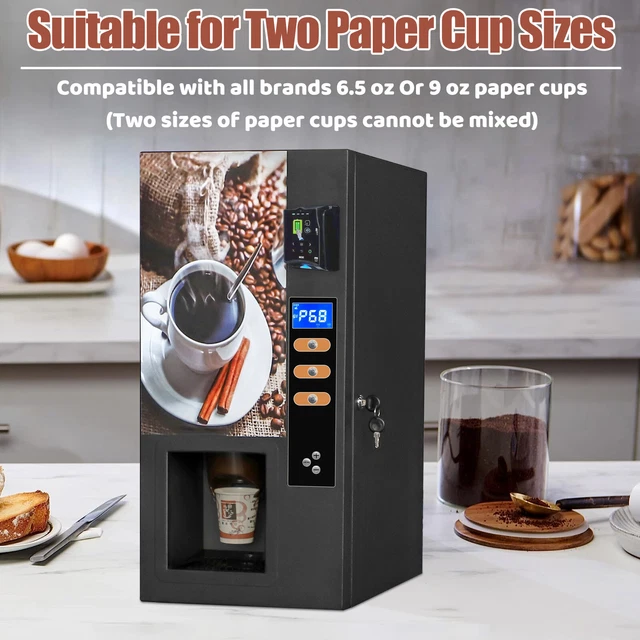 Fully Automatic Self Coin Coffee Vending Machine Commercial Drink Dispenser Fully Automatic Self Coin Coffee Vending Machine Commercial Drink Dispenser