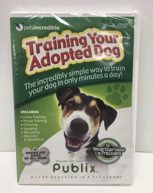 Training Your Adopted Dog DVD Pet Video 2006 Petsincredible SEALED