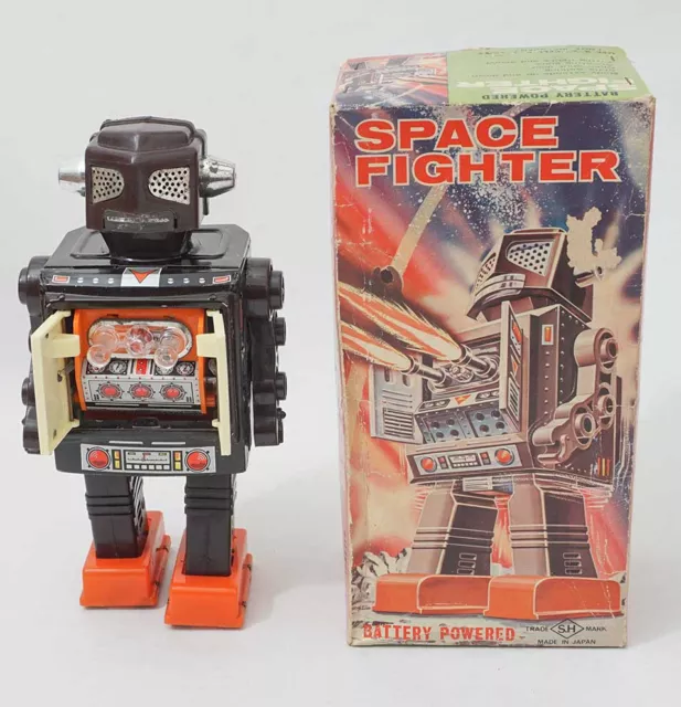 Seltener 1970Er Jahre Horikawa Japan Space Fighter Roboter Verpackt