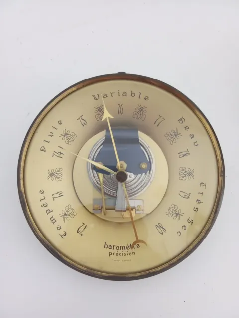 Barómetro Circular Vintage 1970
