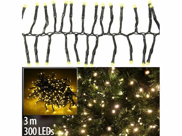 Generic Guirlandes Lumineuses 300 LED Rideau Lumineux 8 Modes 3M