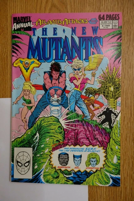 Marvel The New Mutants Annual #5 Atlantis Attacks direct edition