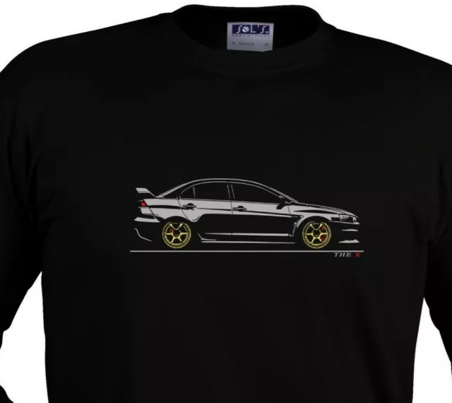 Evo X t-shirt - for mitsubishi lancer evo x fans - jdm generation 10 tshirt