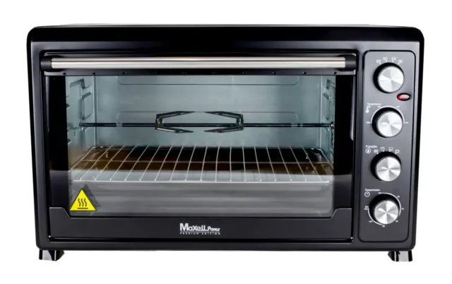 Horno Electrico Conveccion Rustipollo 60L 2500W Temporizador Accesorios Garantia 3