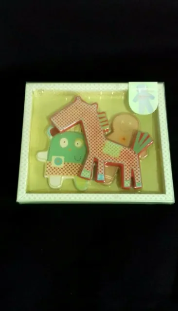 Mamas And Papas Gingerbread Collection Wooden Wall Plaques  Set of 3  (Unused)