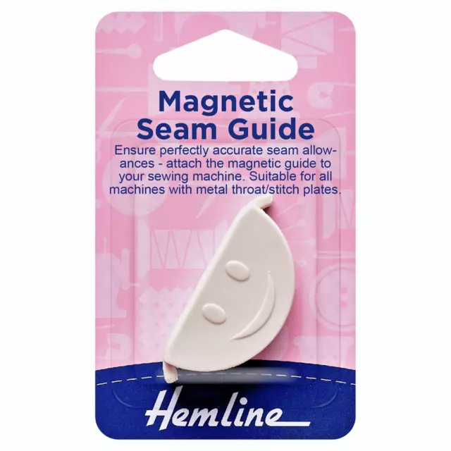 Hemline Magnetic Seam Guide Sewing Machine Universal Seam Hems Plate Happy Face