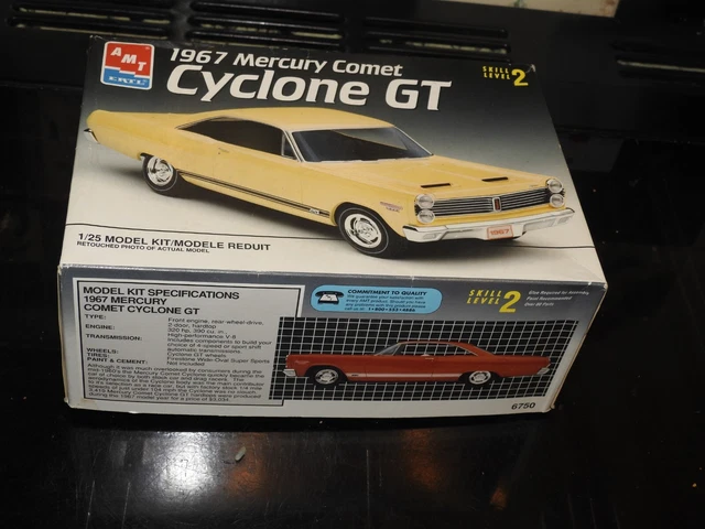 AMT ERTL 1967 Mercury Comet Cyclone GT NIB Model Car Kit