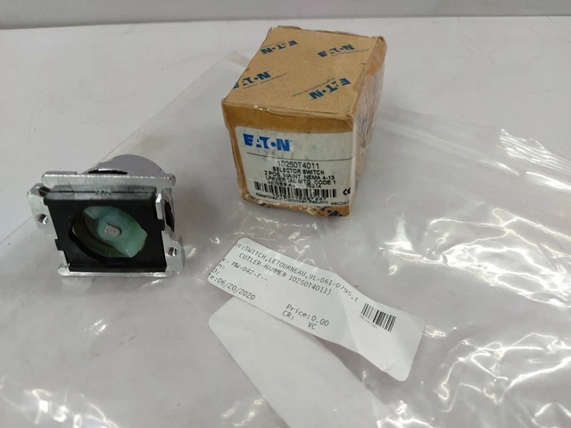 Eaton 10250T4011 Sélecteur Interrupteur