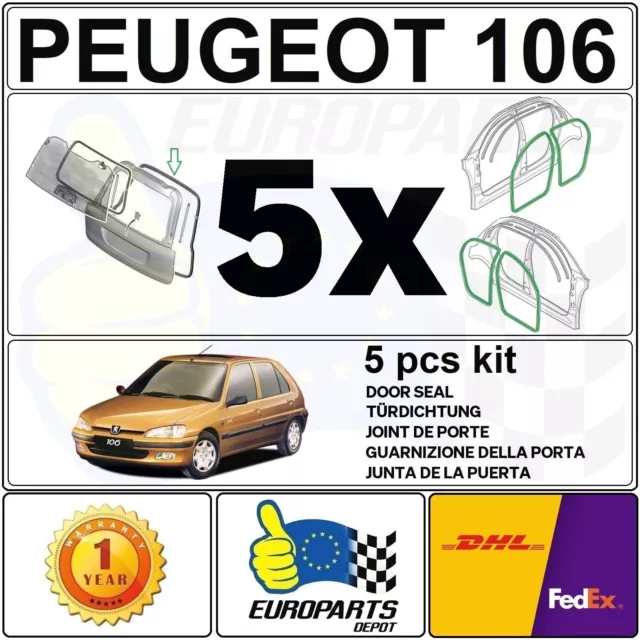 Kit accessoires Peugeot 207 (4pcs) - Équipement auto