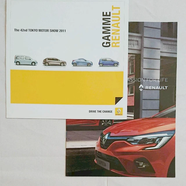 Renault Tokyo Motor Show Pamphlet 2 Set Japan x