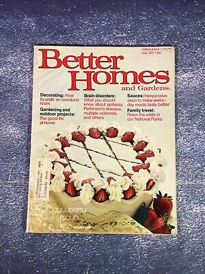 VTG Better Homes & Gardens Magazine June 1974 National Parks Gardening Recipes