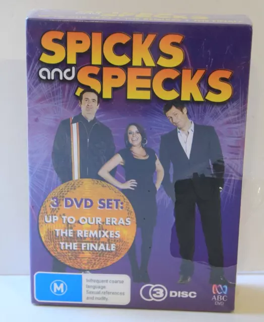 Spicks And Specks 3 DVD Set Up to our Era, The Remixes, The Finale PAL Region 4