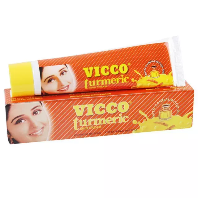 Vicco Cúrcuma Crema para la piel Equidad Cicatrices Acné Espinillas...