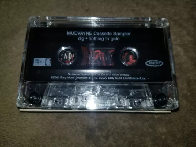 Mudvayne US 2 Track 2000 PROMO SAMPLER Cassette Dig Nothing to Gein VERY GOOD 3