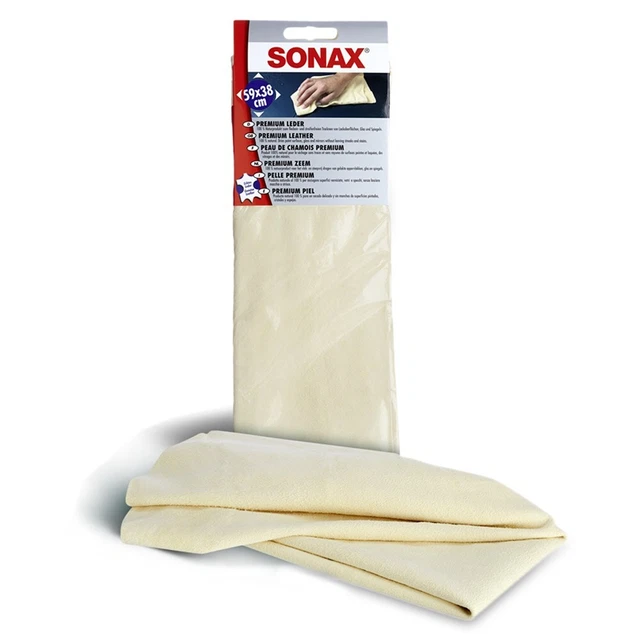 Sonax Premiumleder Leder Naturleder Autopflege Tuch Fensterleder Trockentuch