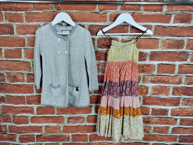 Girls Bundle Age 3-4 Years J Conran Next Sundress Knit Cardy Winter Summer 104Cm