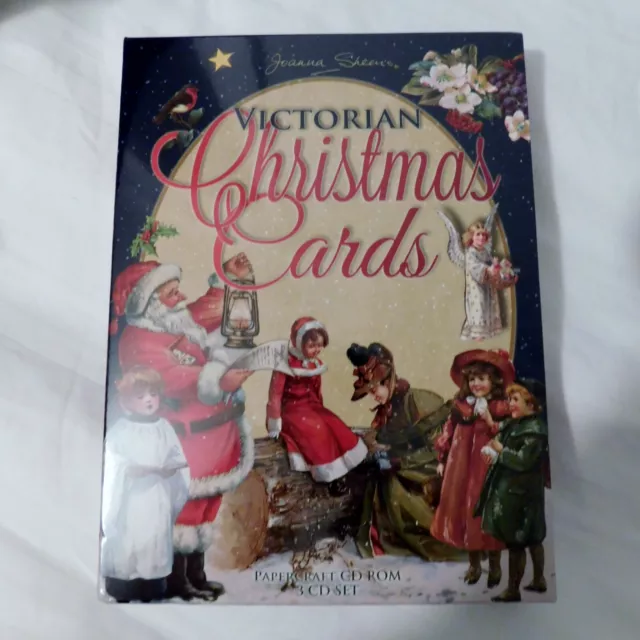 VICTORIAN CHRISTMAS CARDS  Joanna Sheen Papercraft 3 CD-ROM SET - CD's ONLY BNIB