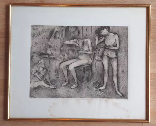 Très Rare Gravure Marcel Vertes Le Cirque 1928