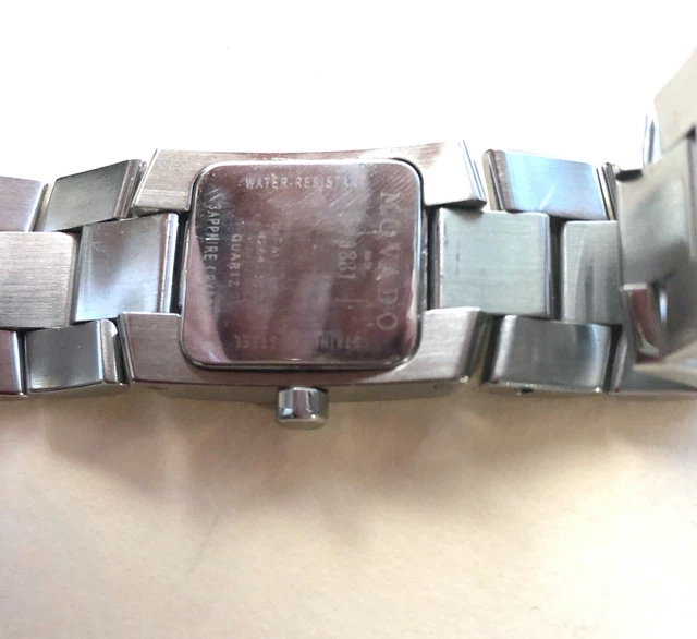 Orologio Donna MOVADO ELIRO MANCHETTE MOP Quadrante Museo St Steel Quarzo Svizzero 7" 4