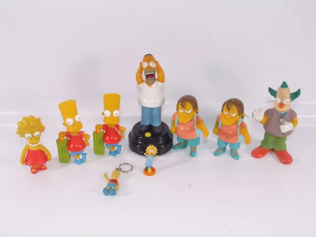 The Simpsons Collectable Figures Burger King 2000s Krusty Homer Bart Lisa Maggie
