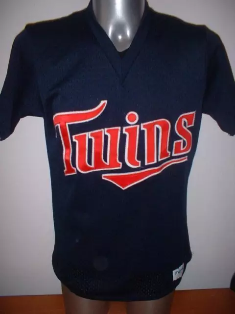 Minnesota Twins Majestic Jersey Shirt Adult M 40" Baseball Official Vintage MLB