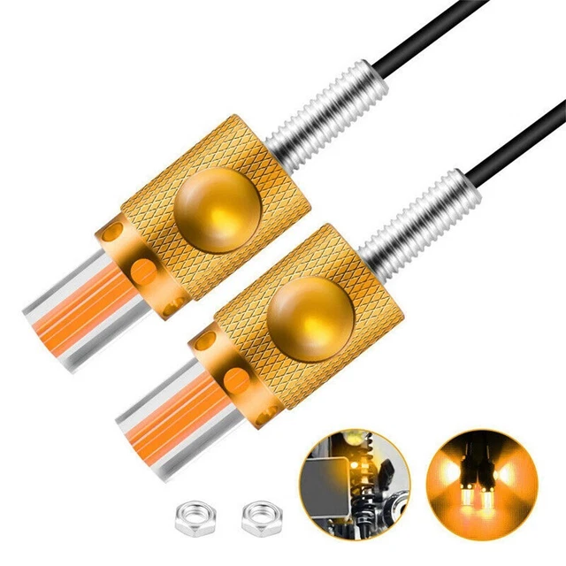 Clignotant Boulon Léger Aluminum Alliage Env. 6mm Super Brillant Universal