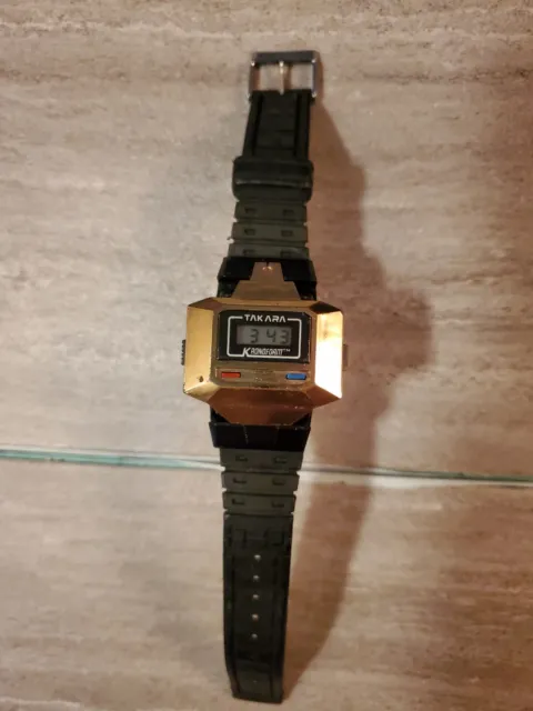 1984 Takara Kronoform Gold Scorpia Watch
