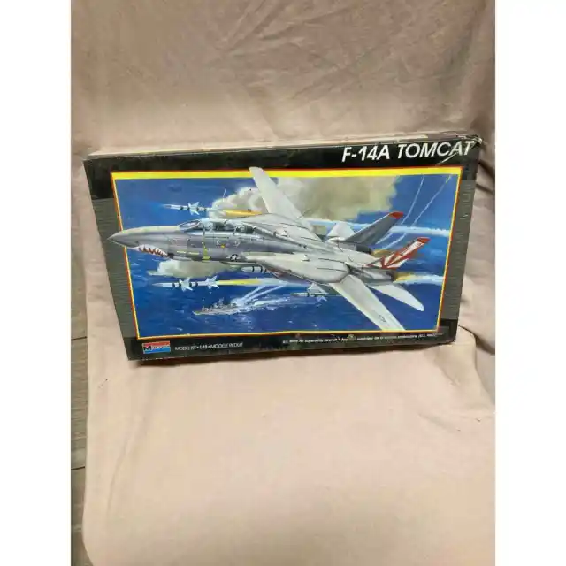 Monogram 1/48 F-14A Tomcat Plastic Model Kit #5822 NISB 1987