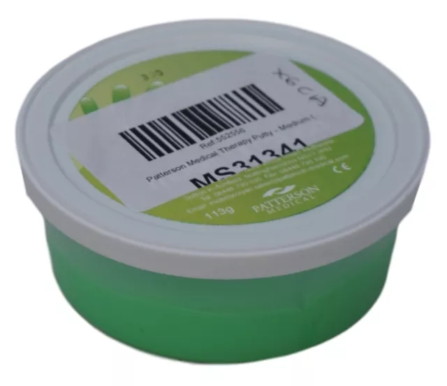 Rolyan Micro-Fresh Therapy Putty Hand Exercise Medium Green 113g