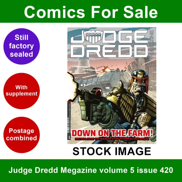 Judge Dredd Megazine volume 5 issue 420 comic - STILL SEALED - 2020