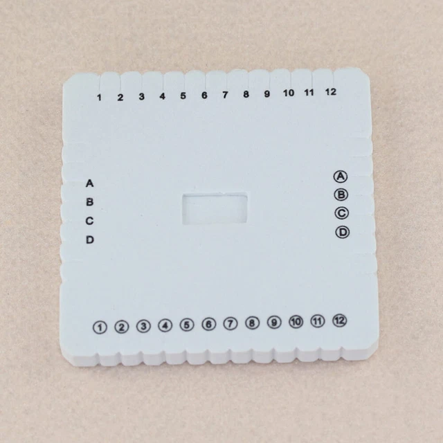 Juego de 4 discos tableros de tejido de pulsera de disco cuadrado redondo