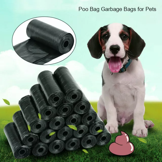 750X Poop Bags for Dogs Pet Dog Biodegradable Waste Poo Bag-Pick Up Leak-Proof