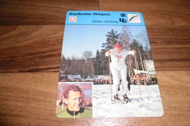 SIXTEN JERNBERG / Nordischer Skisport -- Editions Rencontre S.A. Lausanne 1977