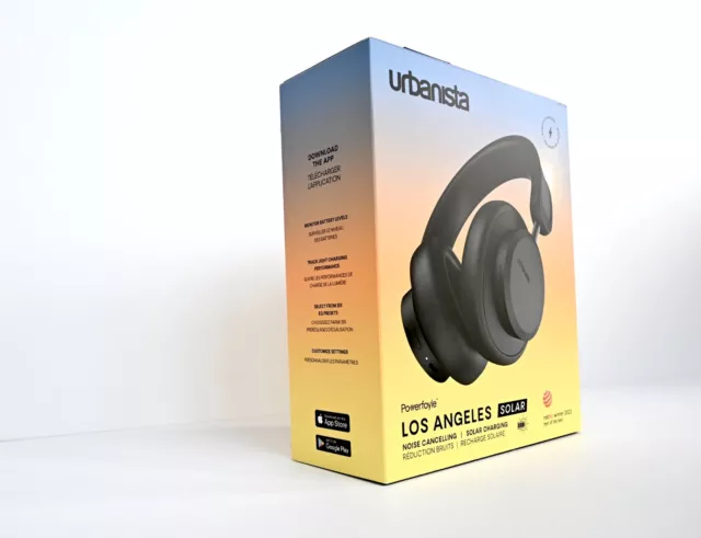 Urbanista Los Angeles Solar Over Ear Kopfhörer Bluetooth 5.0 mit ANC, kabellos 2