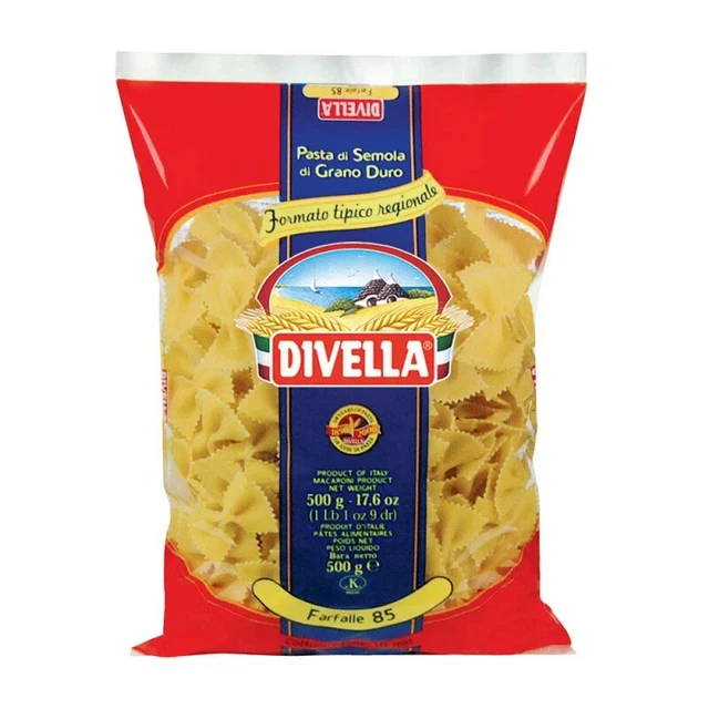 5x Divella Pasta N85 Schmetterlinge 500g