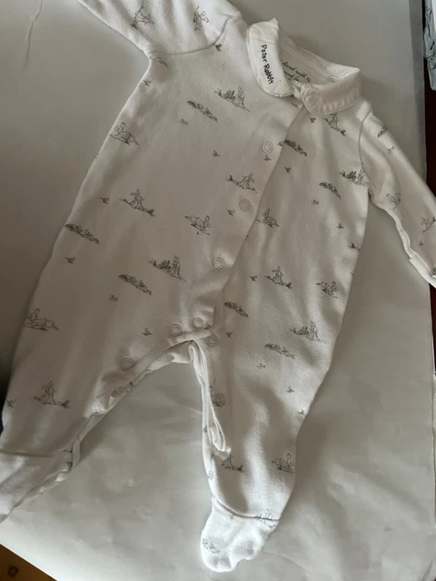 Abito tubetti bambino 1-3 mesi Peter Rabbit tuta