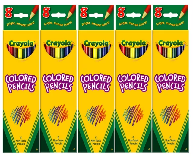 Crayola Colored Pencils, Full Length, Assorted Colors, 50 Count NEW SEALED