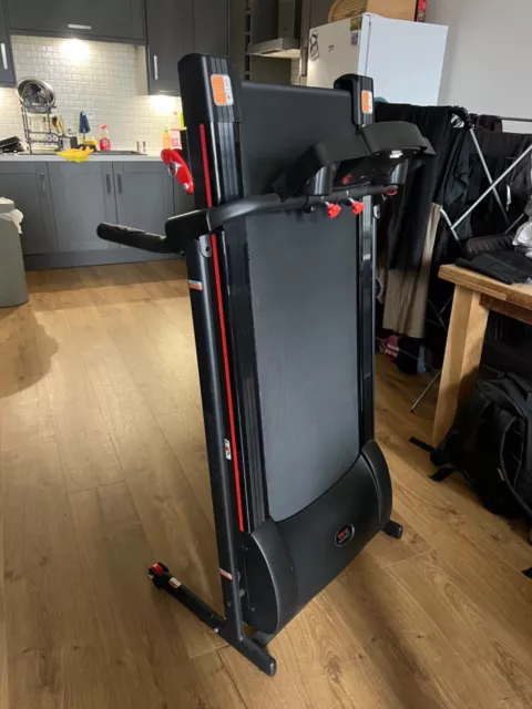 electric folding treadmill with incline