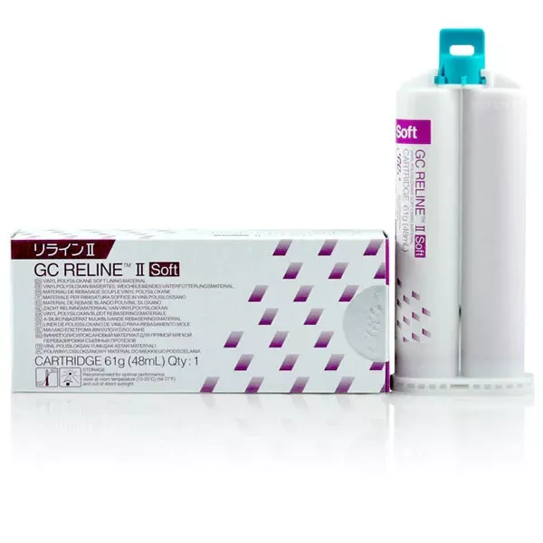 GC Reline II VPS Soft Lining Material Cartridge - 59g  010266 by GC FRESH !!!