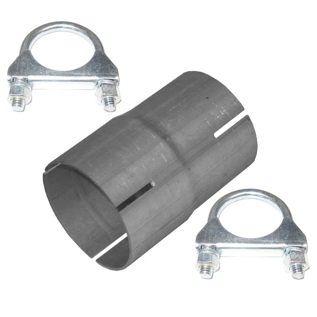 tube 60mm à 65mm Réducteur de gaz échappement en acier Connecteur Tuyau Tube k*