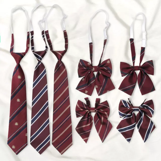 Fashionable Lazy People Avoid Wearing Japanese College Style Striped Ties  XK