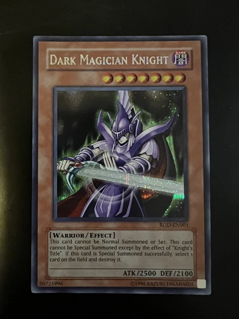 YUGIOH - Dark Magician Knight And Knight’s Title - ROD-EN001 - Secret Rare