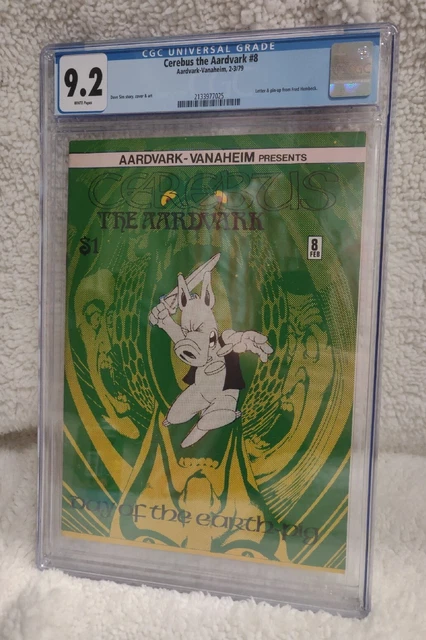 CEREBUS the Aardvark #8 NM- 9.2 CGC Dave Sim 1979 comics
