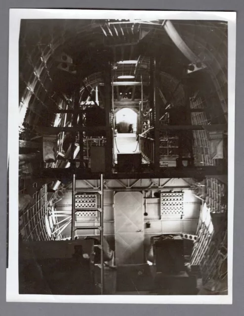 Short Sunderland Flying Boat Interior Vintage Original Press Photo Raf 1